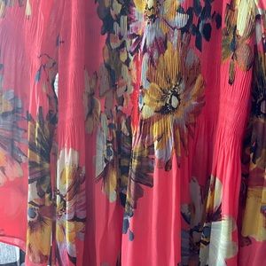 Beautiful Salmon color blouse..flowy and comfy